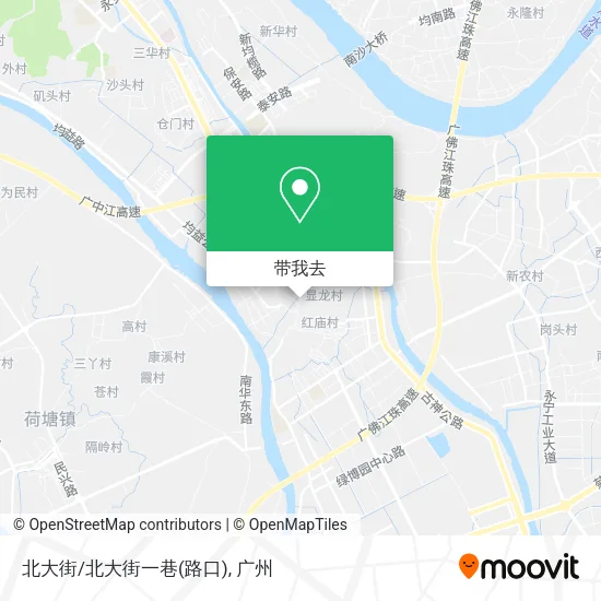 北大街/北大街一巷(路口)地图