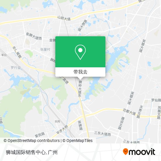 狮城国际销售中心地图