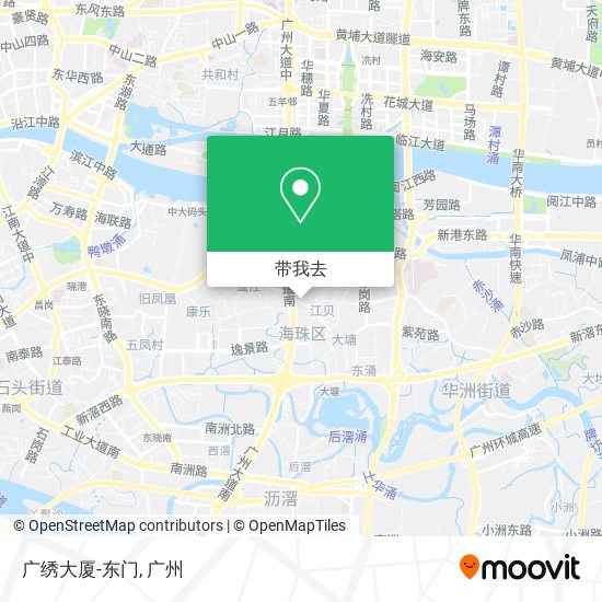 广绣大厦-东门地图