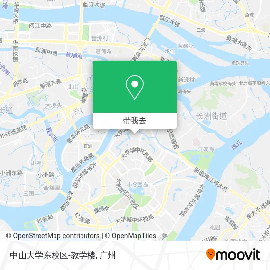 中山大学东校区-教学楼地图