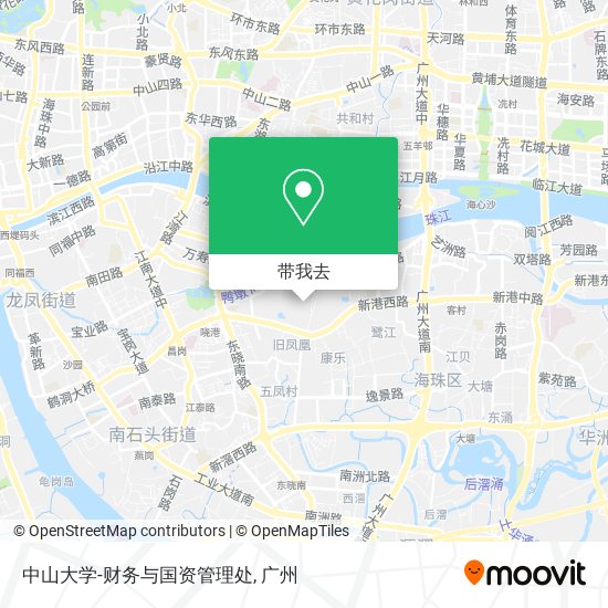 中山大学-财务与国资管理处地图