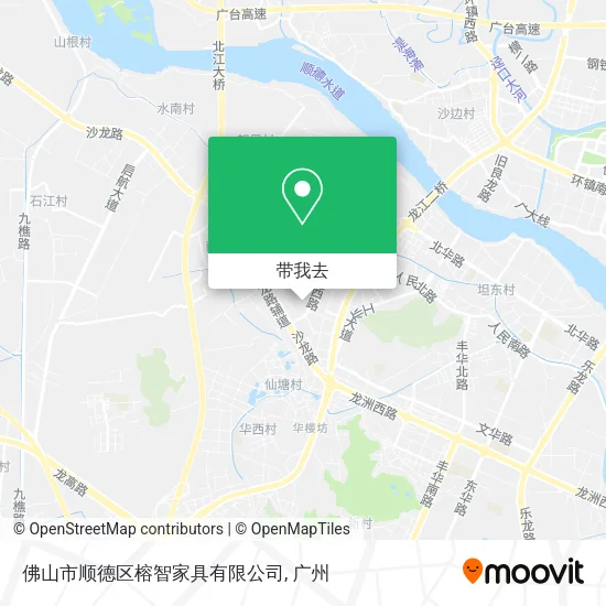 佛山市顺德区榕智家具有限公司地图