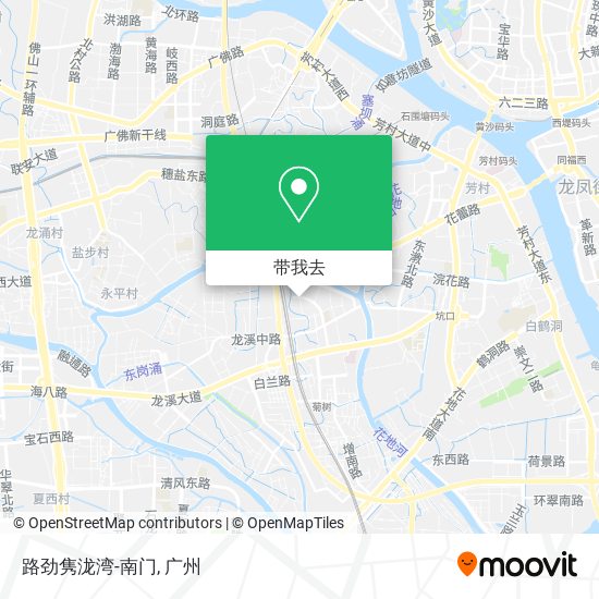 路劲隽泷湾-南门地图