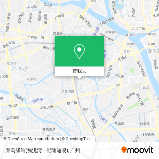 菜鸟驿站(隽泷湾一期速递易)地图