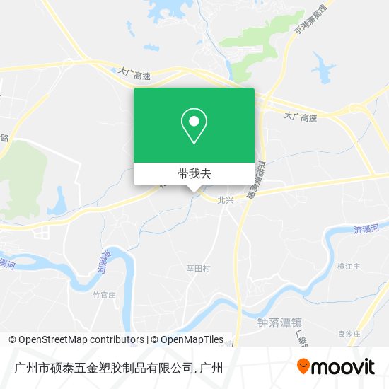 广州市硕泰五金塑胶制品有限公司地图