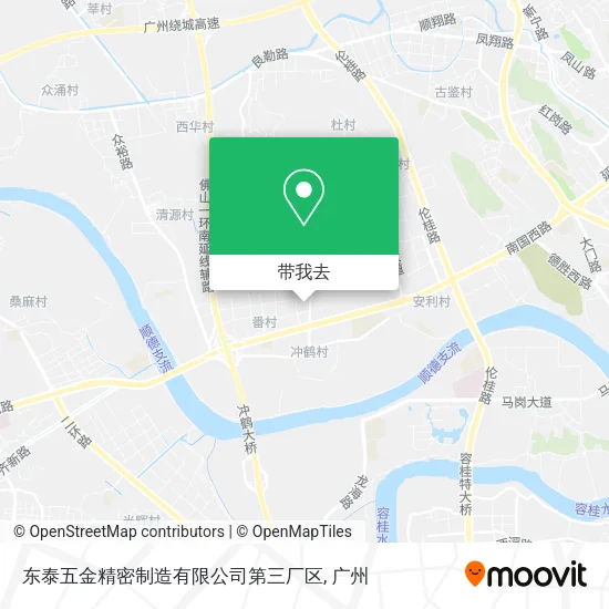 东泰五金精密制造有限公司第三厂区地图