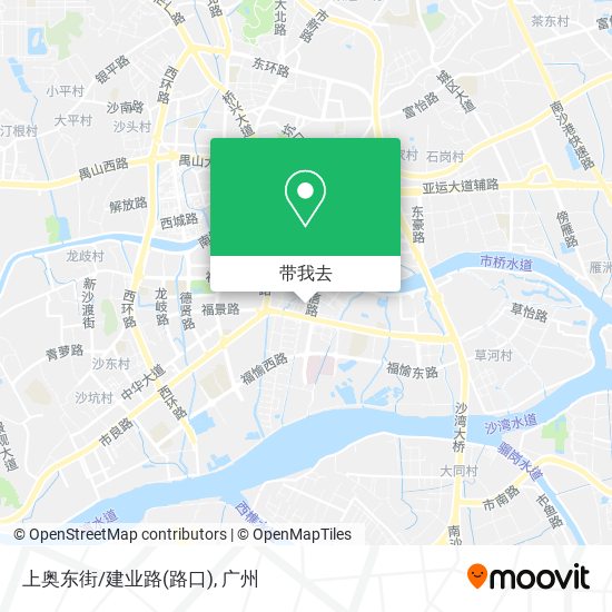 上奥东街/建业路(路口)地图