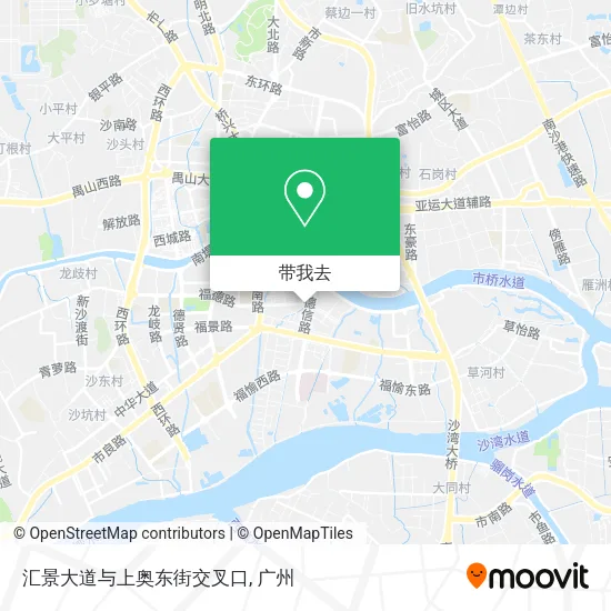 汇景大道与上奥东街交叉口地图
