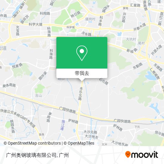广州奥钢玻璃有限公司地图