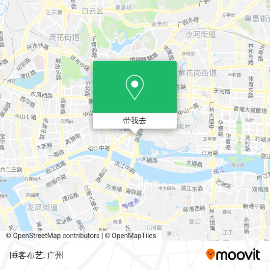 睡客布艺地图