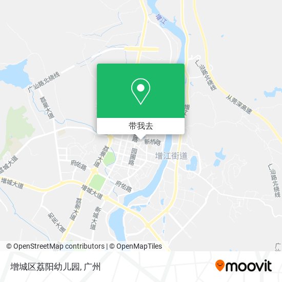 增城区荔阳幼儿园地图