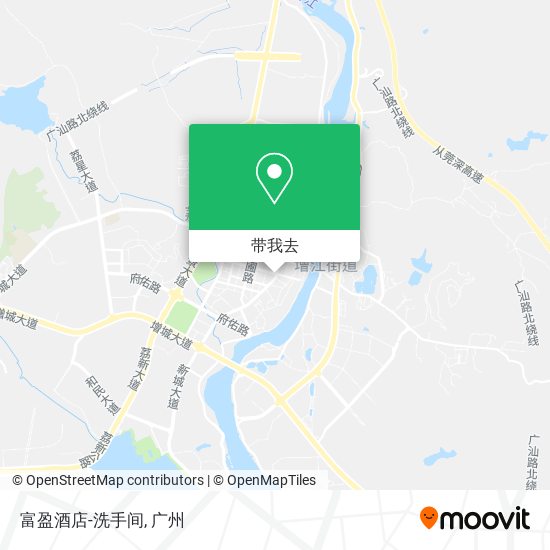 富盈酒店-洗手间地图