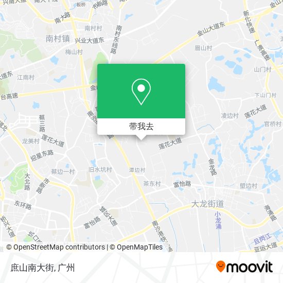 庶山南大街地图