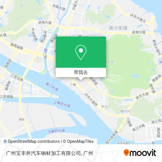 广州宝丰井汽车钢材加工有限公司地图