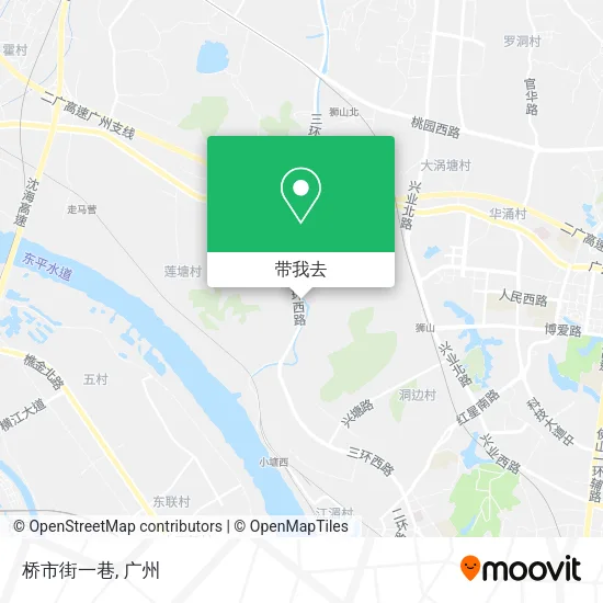 桥市街一巷地图