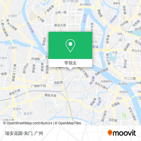 瑞安花园-东门地图