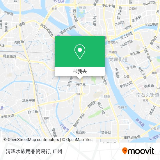 清晖水族用品贸易行地图