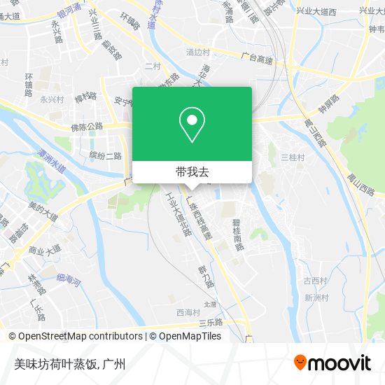 美味坊荷叶蒸饭地图
