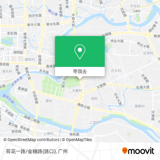 荷花一路/金穗路(路口)地图