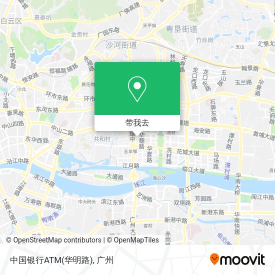 中国银行ATM(华明路)地图