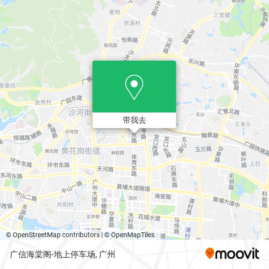 广信海棠阁-地上停车场地图