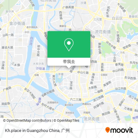 Kh.place in Guangzhou China地图