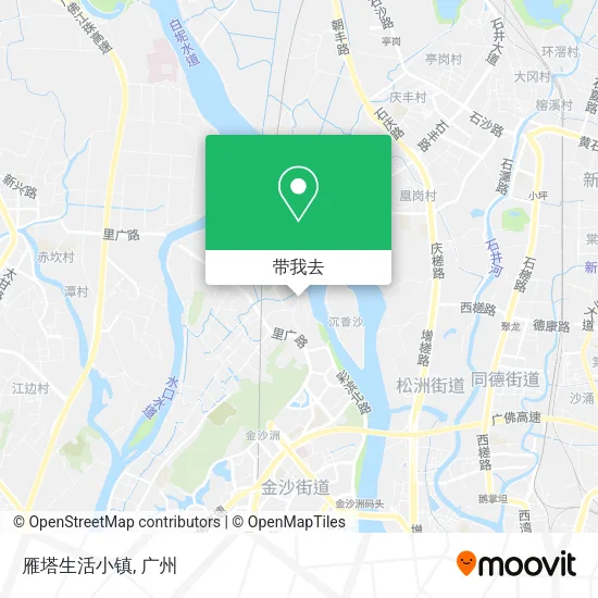 雁塔生活小镇地图
