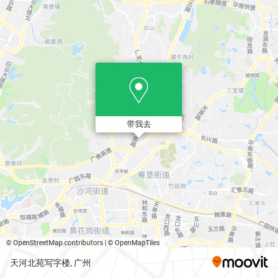 天河北苑写字楼地图