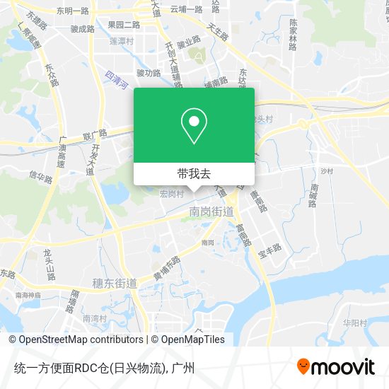 统一方便面RDC仓(日兴物流)地图