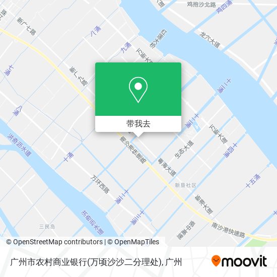 广州市农村商业银行(万顷沙沙二分理处)地图