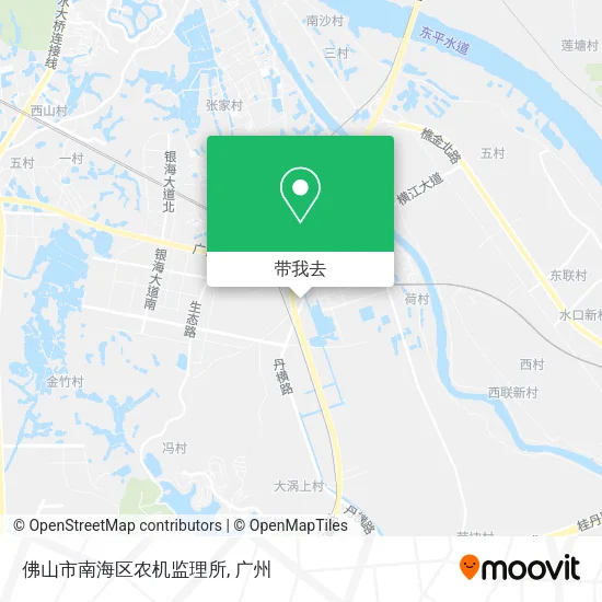 佛山市南海区农机监理所地图
