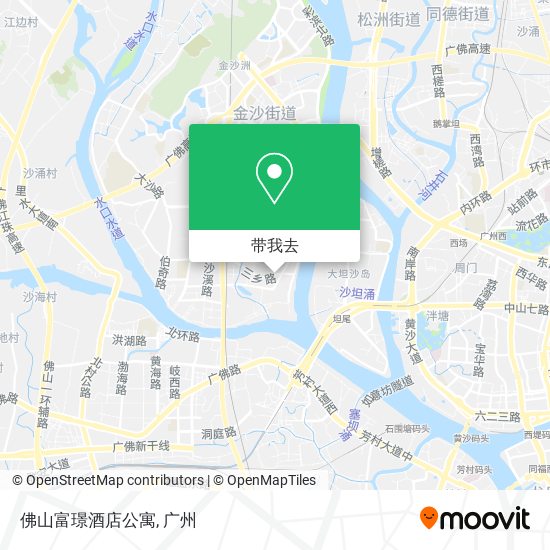 佛山富璟酒店公寓地图