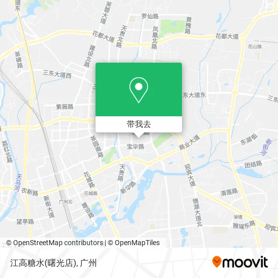 江高糖水(曙光店)地图
