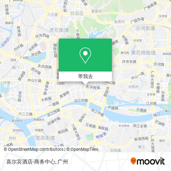 喜尔宾酒店-商务中心地图