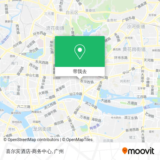 喜尔宾酒店-商务中心地图