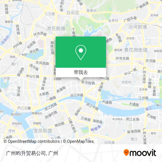 广州昀升贸易公司地图