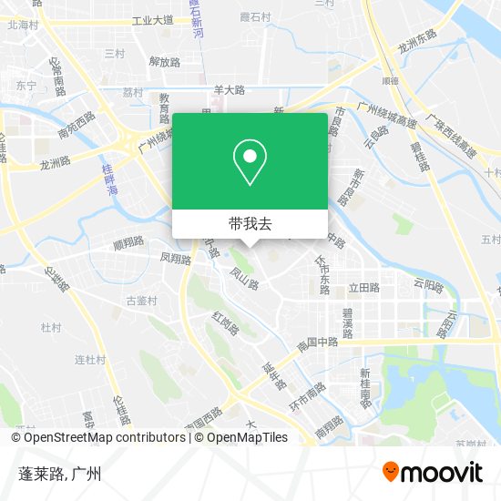蓬莱路地图