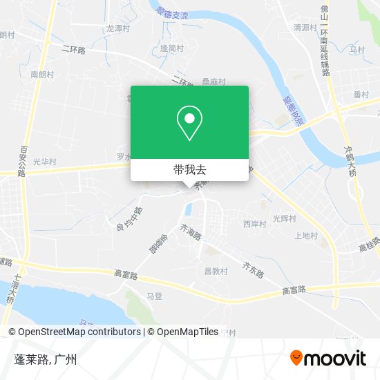 蓬莱路地图