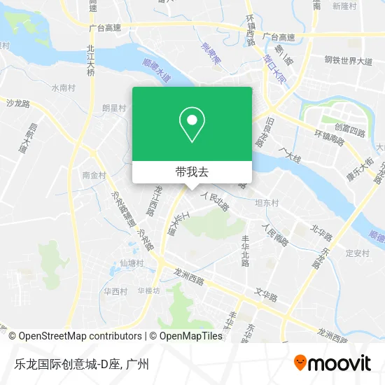乐龙国际创意城-D座地图