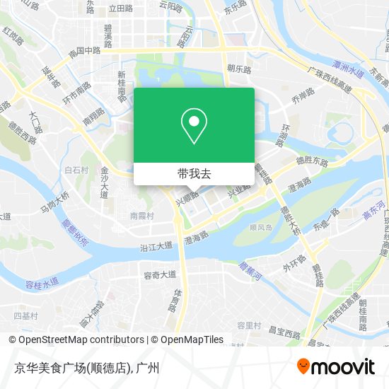 京华美食广场(顺德店)地图