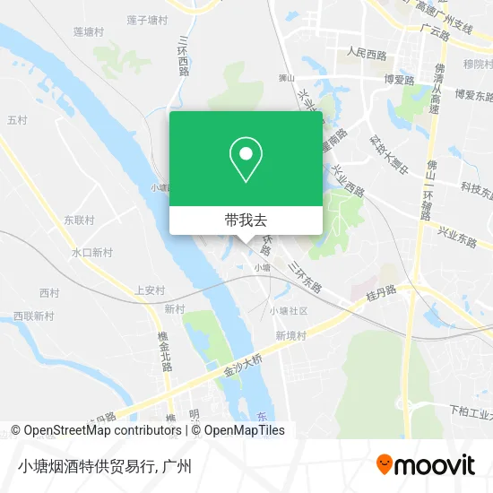 小塘烟酒特供贸易行地图