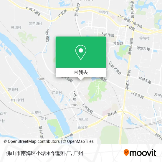 佛山市南海区小塘永华塑料厂地图