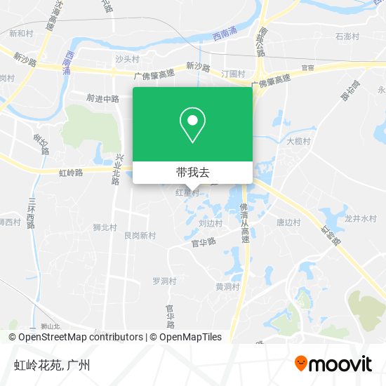 虹岭花苑地图