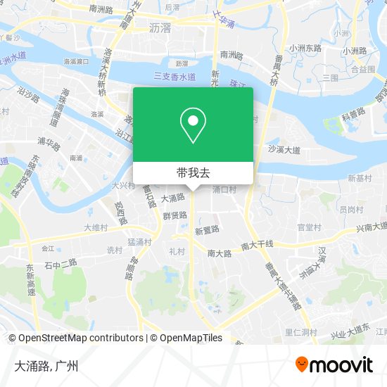 大涌路地图