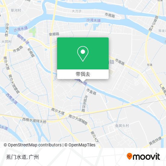 蕉门水道地图