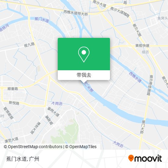 蕉门水道地图