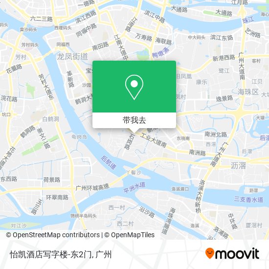 怡凯酒店写字楼-东2门地图