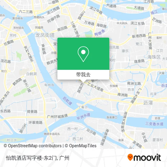 怡凯酒店写字楼-东2门地图
