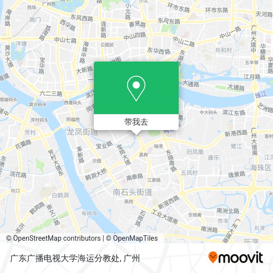 广东广播电视大学海运分教处地图
