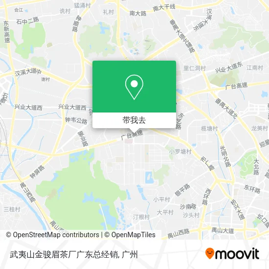 武夷山金骏眉茶厂广东总经销地图
